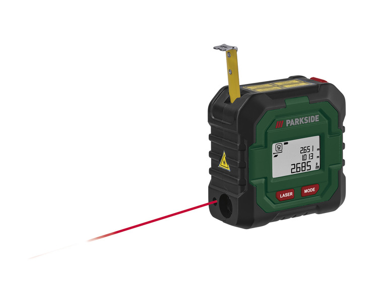 Ga naar volledige schermweergave: PARKSIDE® Laserafstandsmeter met rolmaat »PLMB 4 C2« - afbeelding 1