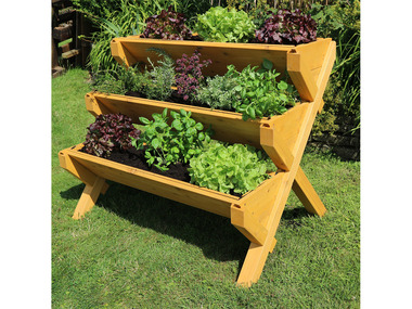 HABAU Potager en bois sur pieds »Trio«