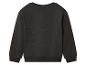 Sweat-shirt noir à manches longues pour enfant, vue de dos