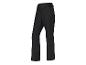 Pantalon de ski noir avec une poche zippée et une taille ajustable.