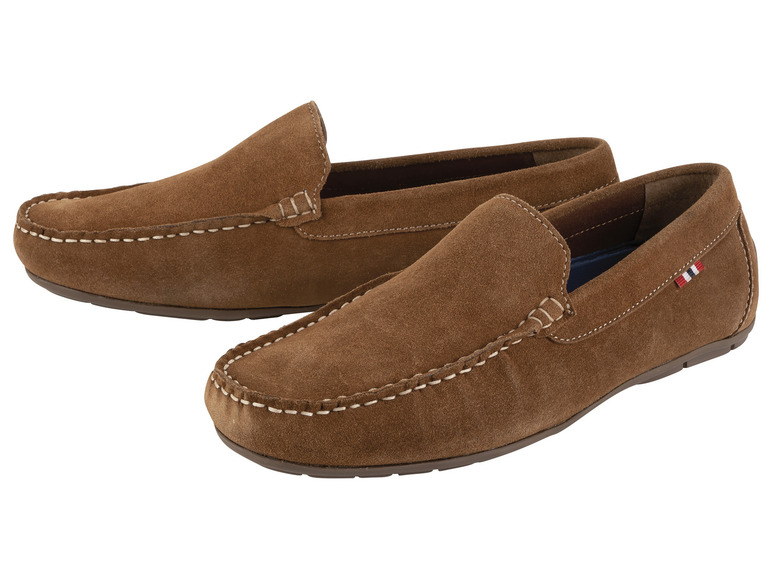 Ga naar volledige schermweergave: LIVERGY® Lederen mocassins - afbeelding 3