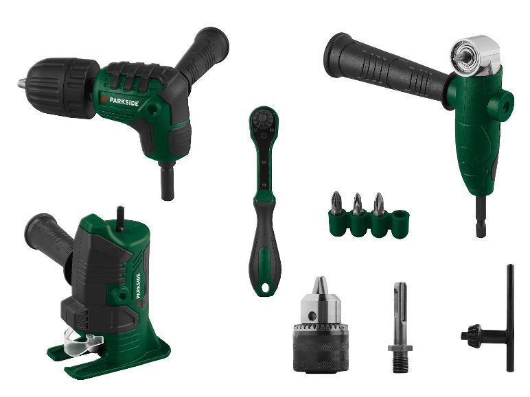 Parkside boormachine, schroevendraaier, accessoires