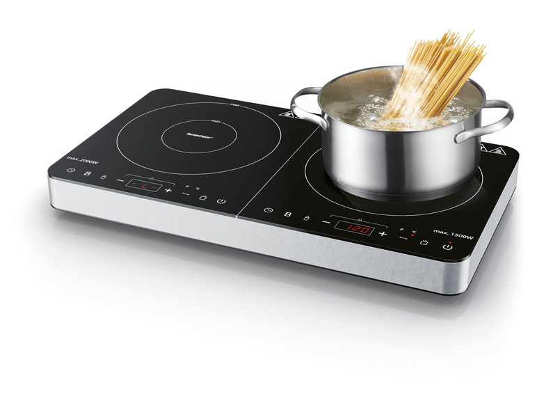 Ga naar volledige schermweergave: SILVERCREST® KITCHEN TOOLS Dubbele inductiekookplaat, 3500 W - afbeelding 5