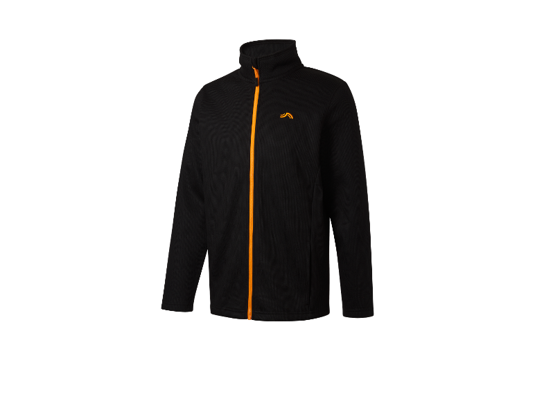 Veste noire à fermeture éclair orange de la marque Icepeak.