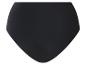 Bas de bikini noir taille haute
