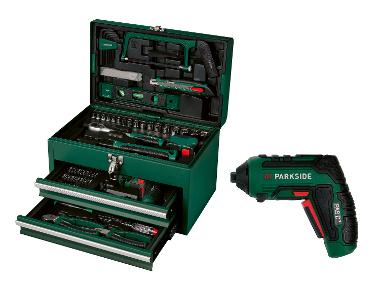 PARKSIDE® Mallette à outils avec visseuse sans fil