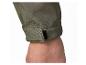 Poignets ajustables d'une veste verte avec fermeture velcro