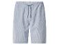 Short homme seersucker rayé avec cordon de serrage à la taille.