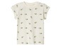 Een wit T-shirt met bijenprint.