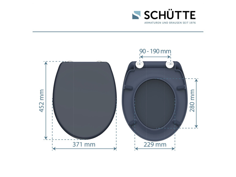 Ga naar volledige schermweergave: Schütte WC zitting duroplast, met soft-close-mechanisme - afbeelding 30