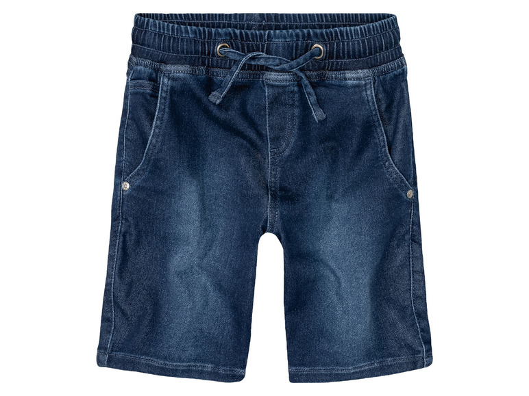 Aller en mode plein écran pepperts!® Set de 2 bermudas en denim sweat en un mélange de coton - Photo 5