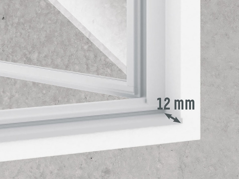 Aller en mode plein écran LIVARNO HOME Moustiquaire pour fenêtre en aluminium, 100 x 120 cm - Photo 8