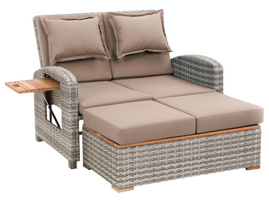 Greemotion Bain de soleil avec tablette pliante Bahia Style