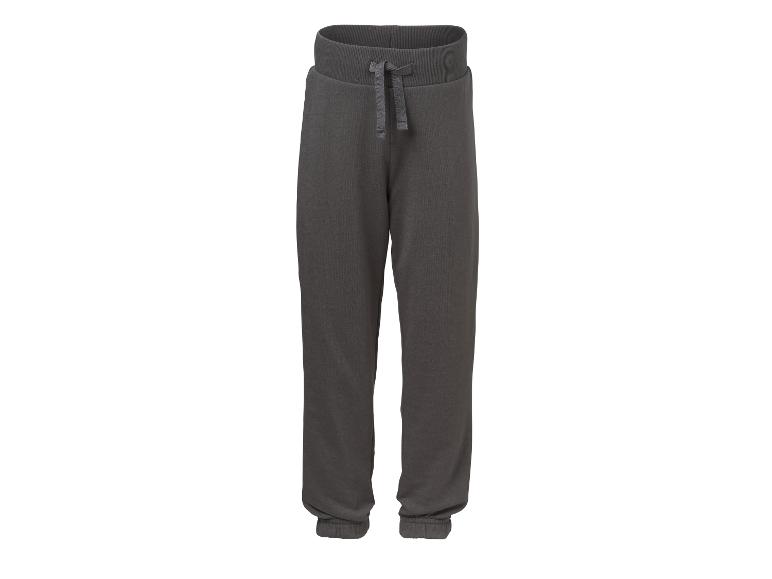 Donkergrijze joggingbroek met trekkoord in de taille