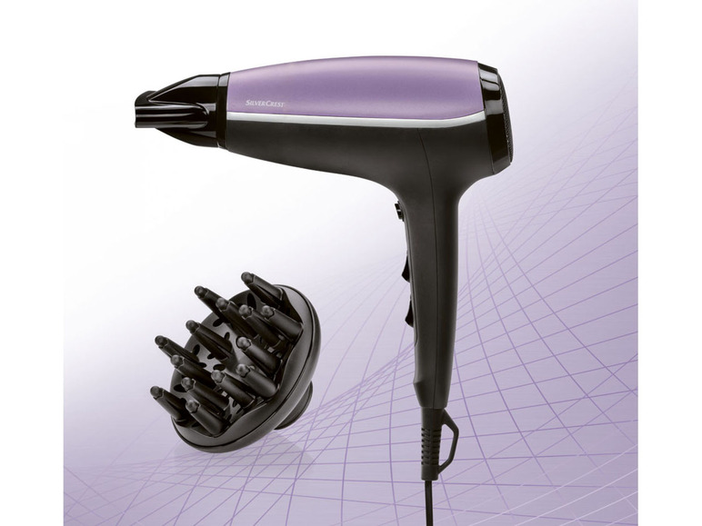 Aller en mode plein écran SILVERCREST® Sèche-cheveux, 2 200 W, à technologie ionique - Photo 9