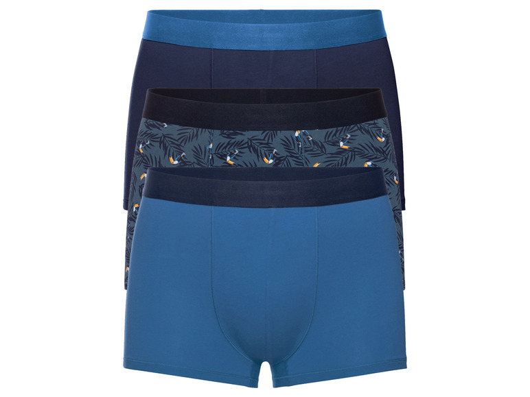 Ga naar volledige schermweergave: LIVERGY® Set van 3 boxershorts van een katoenmix - afbeelding 2