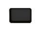 Plateau rectangulaire noir vide