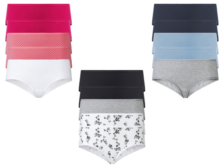 Ga naar volledige schermweergave: esmara® Set van 5 hipsters van een katoenmix - afbeelding 1