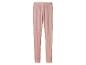 Legging rose en maille douce avec taille élastique.
