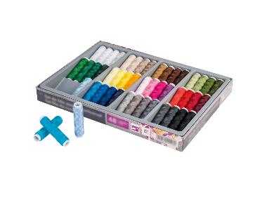 Set de fils à coudre, 48 pièces crelando®
