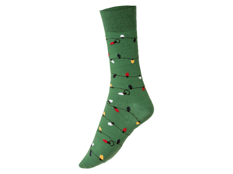 Aller en mode plein écran LIVERGY® Set de 5 paires de chaussettes de Noël dans une boîte cadeau - Photo 3