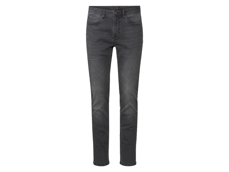 Ga naar volledige schermweergave: LIVERGY® Slim fit jeans van een katoenmix - afbeelding 5