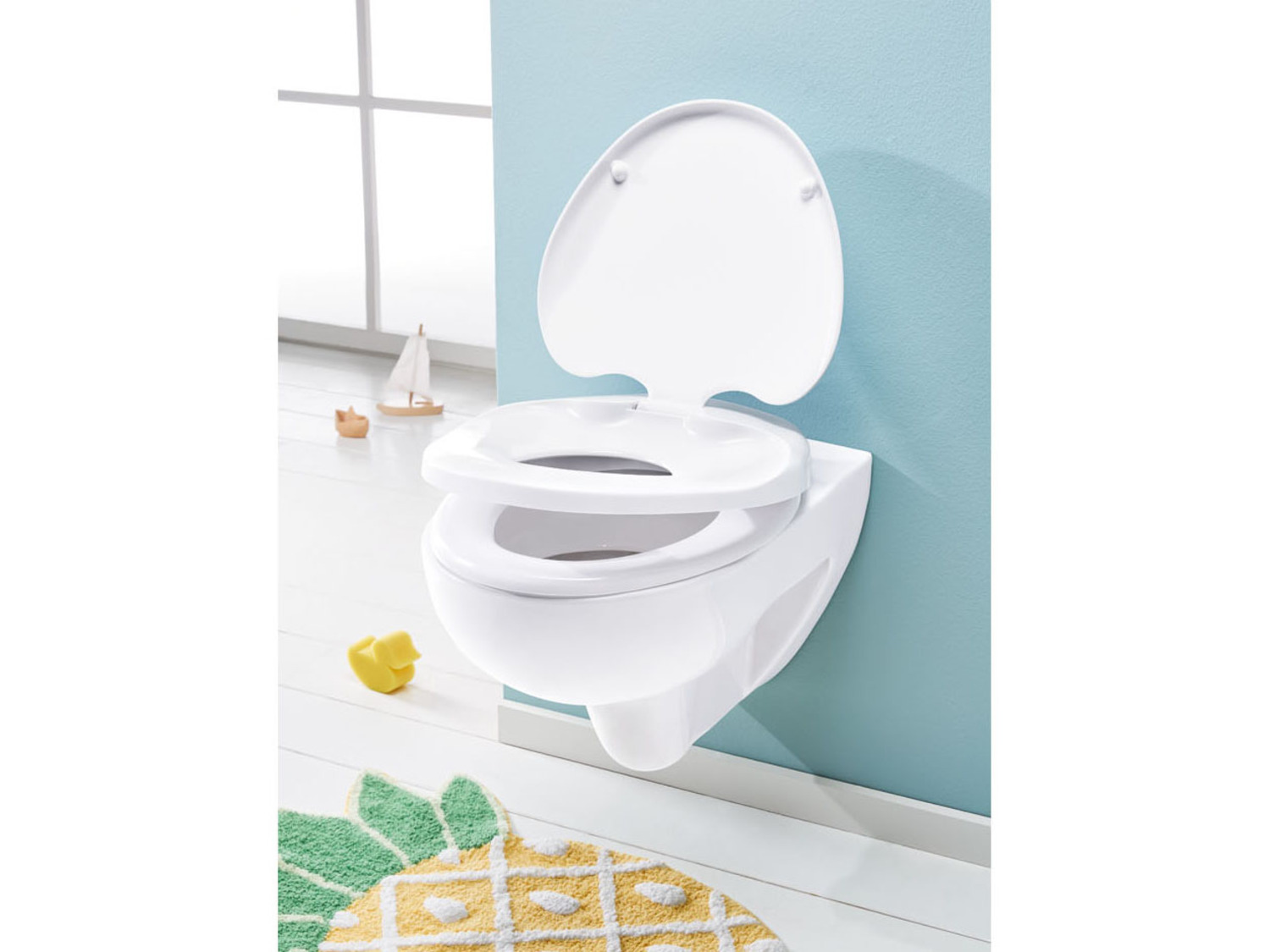 Abattant WC avec Siège Enfant Intégré, Familial Lunette de