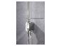 Chromen douche- en kraansysteem voor wandmontage: temperatuur- en debietregeling.