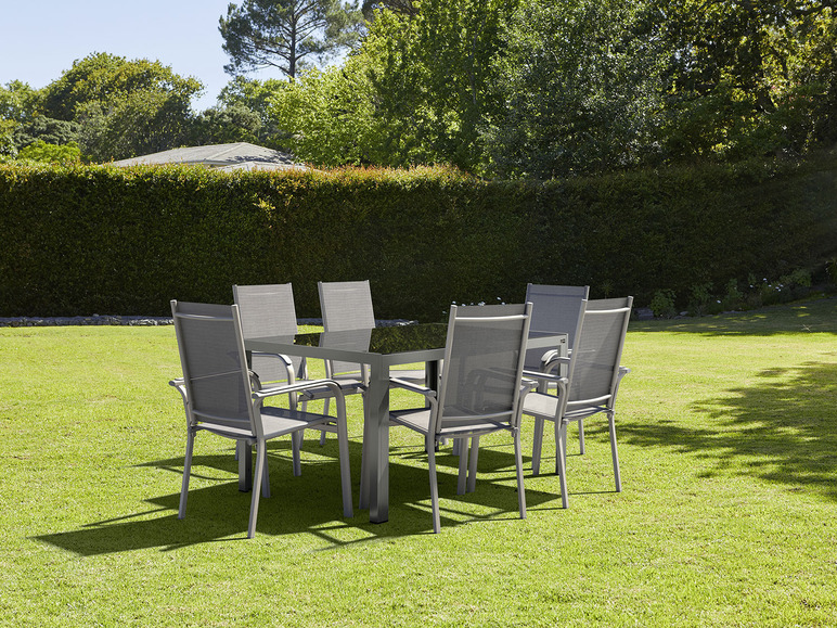 Aller en mode plein écran LIVARNO home Set de meubles de jardin en aluminium »Houston«, 7 pièces - Photo 2