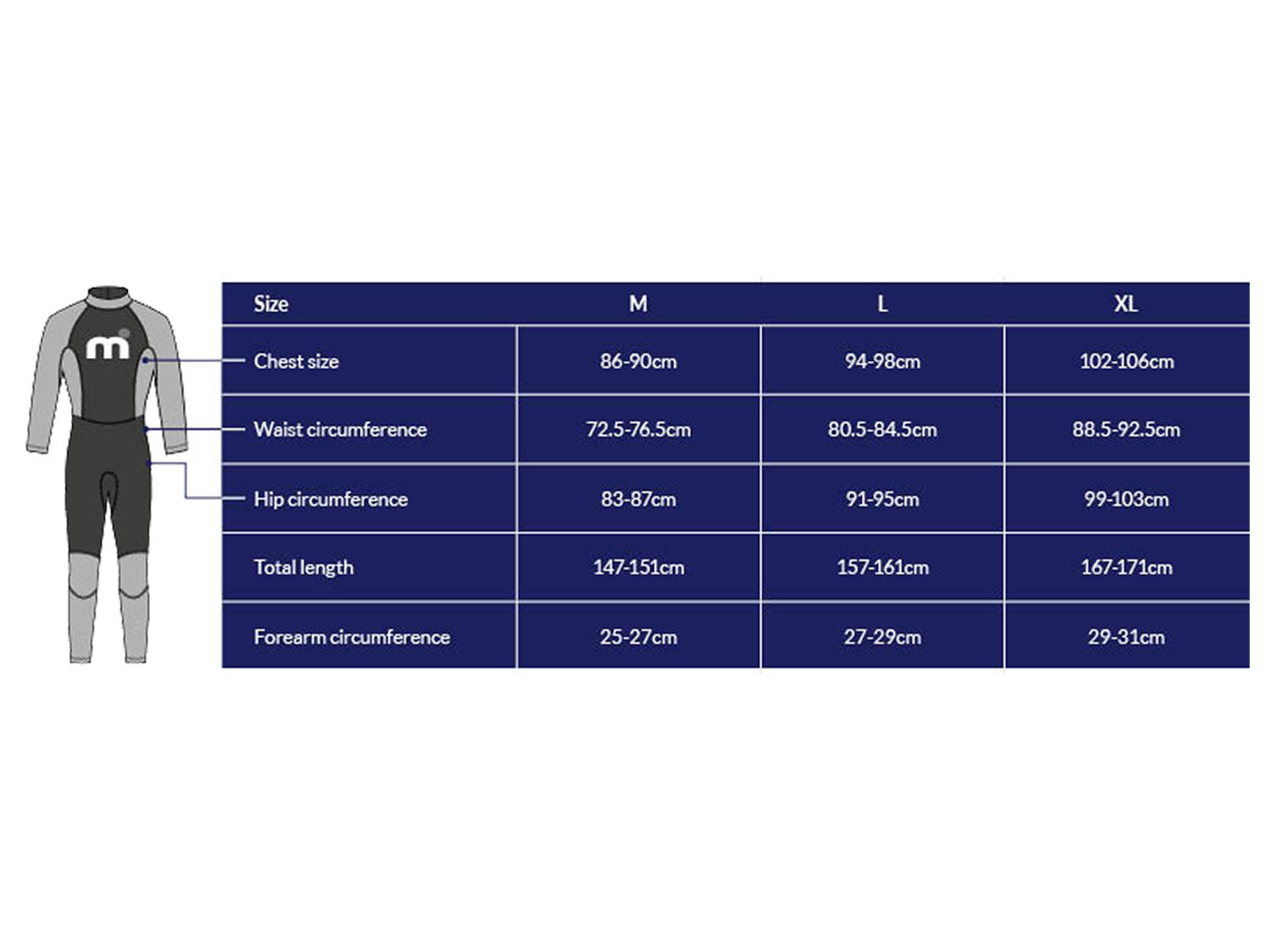 Mistral Neopreen wetsuit, lang model Lidl.be