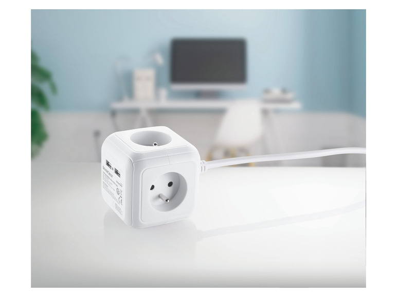 Aller en mode plein écran SILVERCREST® Cube multiprise avec ports USB - Photo 4