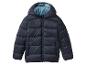 Blouson d'hiver bleu marine pour fille, avec capuche.