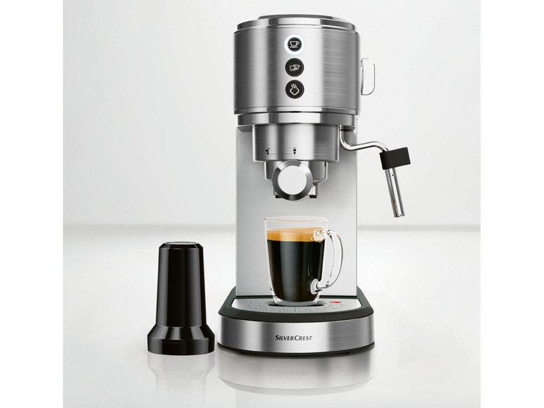 Ga naar volledige schermweergave: SILVERCREST® Espressomachine Slim, 1350 W - afbeelding 6