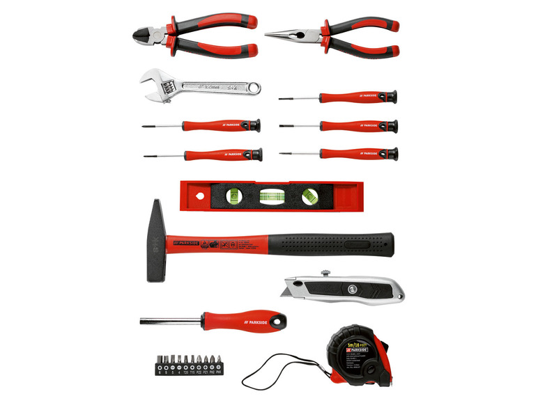 Aller en mode plein écran PARKSIDE® Set d’outils dans un sac de rangement - Photo 6