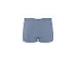 Caleçon boxer en coton bleu avec ceinture élastique.