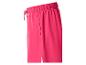 Fuchsia sweatshorts met trekkoord in de taille en zijzakken.