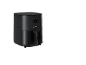 Zwarte Moulinex airfryer met timerknop.