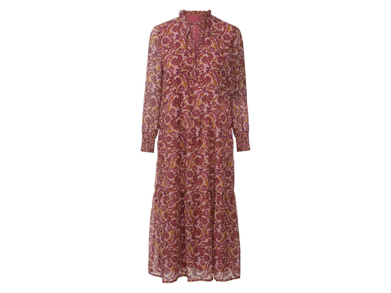 chinese dress ladies White Linen Open Back Banded Waist Maxi Dress with White, Pink, Yellow &  Orange Woven Rainbow Stripe Embroidered RicRac Trim