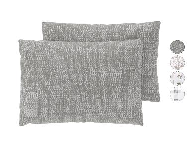 LIVARNO® Taies d’oreiller en flanelle fine, 40 x 60 cm, 2 pièces