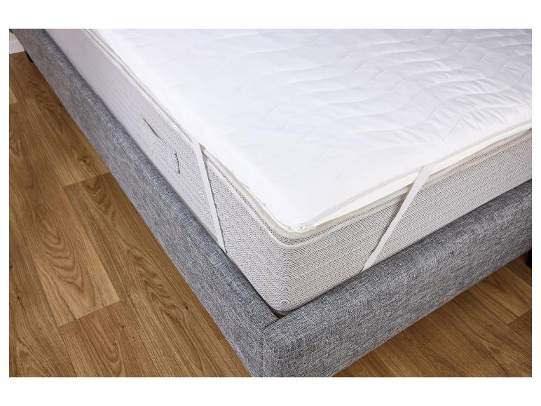 LILENO HOME Matrasbeschermer 90 x 200 cm - Matrastopper 90 x 200 cm Ademend en Wasbaar - Extra Zachte Matrasbeschermer als Matrasbekleding en Beschermer voor Topper, Boxspring Bed en Onderbed