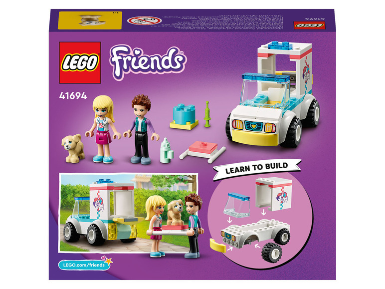 Aller en mode plein écran LEGO® Friends « L'ambulance de la clinique vétérinaire » (41694) - Photo 3
