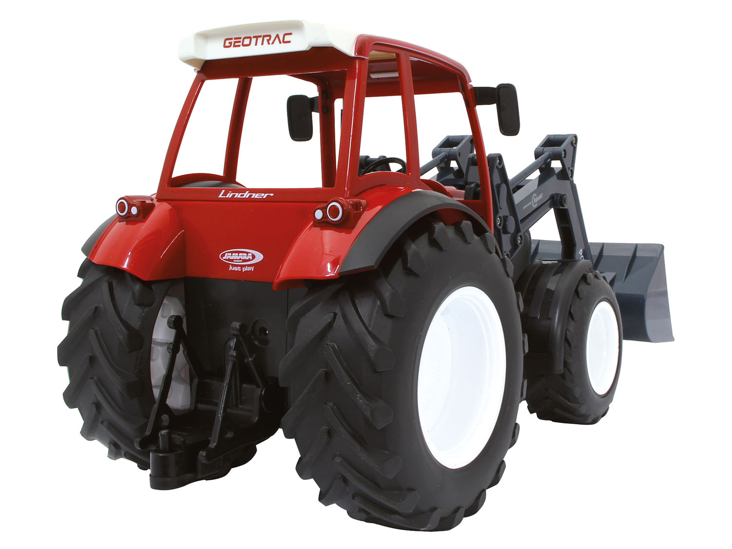 JAMARA Tracteur télécommandé Lindner Geotrac 1:16 Rouge rouge - Jamara