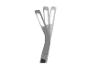 Drie flexibele LED-lampen met een modern design.