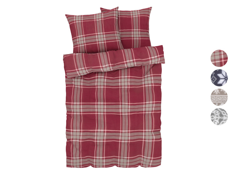 Ga naar volledige schermweergave: LIVARNO home Fleece dekbedovertrek, 240 x 220 cm - afbeelding 1