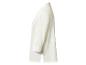 Blazer blanc pour femme en tissu texturé, vue latérale