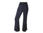 Donkerblauwe ski-broek met ritsen en Crivit-logo.