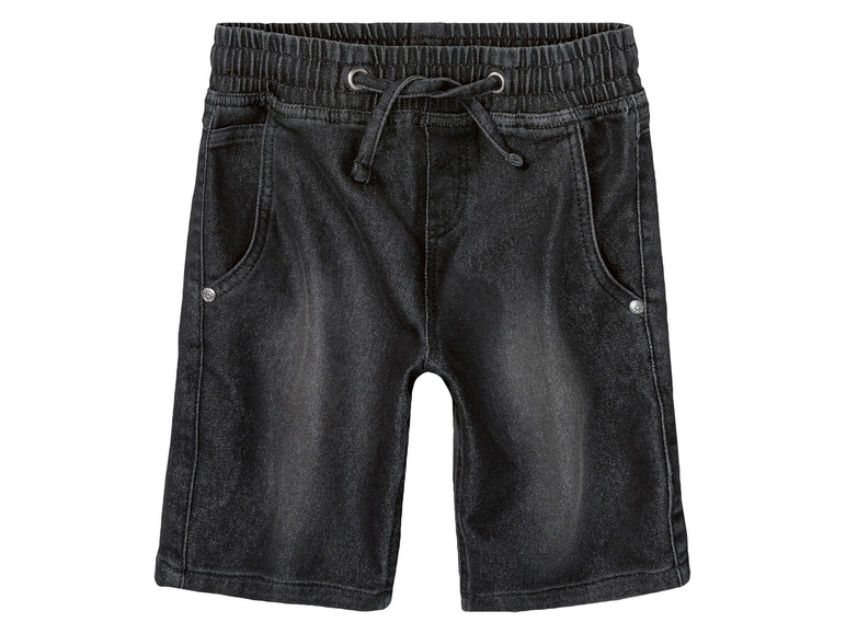 Aller en mode plein écran pepperts!® Set de 2 bermudas en denim sweat en un mélange de coton - Photo 5