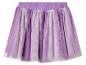 Paarse en witte tule rok met ombré-effect en elastische tailleband.