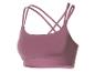 Soutien-gorge de sport rose avec bretelles croisées