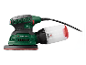 Parkside PMS 220 A1 detail schuurmachine met stofopvangbak.